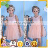 New Arrival Baby Girls Party Dresses Girls 3 Tier Chiffon Dress , Simple Design Party Dress thumbnail-2