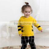 S17689A Autumn Baby Girl Cartoon Tiger Jacquard Cotton Sweater