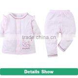 Best Selling Pretty Cute Bamboo Fiber Kids Clothing With 2 Pcs Children Clothes Set thumbnail-2