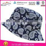 Short Brim Reversible Floral Cheap Bucket Hat/cap for Children thumbnail-4