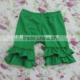 2017 Summer Little Angel Girls Shorts Baby Girls Solid Color Ruffle Shorts thumbnail-1