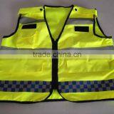 Field Office Waterproof Reflective Fashion Vest With Pocket thumbnail-1