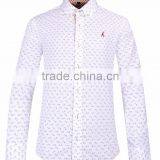 2017 Contrast Collar and Cuff Slim Fit Mens Shirt thumbnail-2