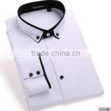 New Fashion 2016 Slim Fit Casual Dress Shirt Men's Long Sleeve thumbnail-1