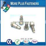 Made in Taiwan Brass Stainless Steel Solid Black Phosphate Shoulder Rivet thumbnail-4