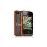 Eco - friendly diamond matt iPhone 4S TPU protective Case  with water - proof, skidproof