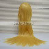 China Wig Supplier High Quality Synthetic Hair Fiber Making Cosplay Wig,Blonde Wig thumbnail-3