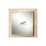 Indoor Clear Silver Glass Mirror For Bathroom , No distortion