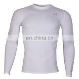 Blank Mma Rash Guard for Players White Color in High Quality