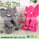 Large Long Nose Elephant Sleep Pillow Baby Plush Toy Lumbar Cushion Doll 50*60cm