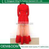 Lace Skirt Design Princess Style Long Dress Gauze Evening Dresses thumbnail-3