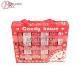 Children Funny House Shape Numbers Gift Packaging Box for Candy Chocolate