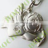 Top Quality 3D Angel Metal Keychain thumbnail-2