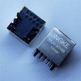 WE 74990101210 YKJV-8016B Single Port 100 Base-T Vertical Through Hole RJ45 Magnetic Jack Connectors thumbnail-1