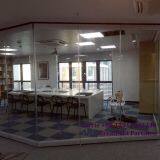 Manufacturer Movable Folding Glass Wood Partition Design for Restaurant thumbnail-3