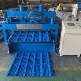 Glazed Trapezoidal Sheet Roof Tile Wall Panel Roll Forming Machine Good Sale thumbnail-3