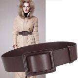Genuine Leather Belts Mens Women thumbnail-1