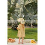 X1664/Custom Kids Fresh Sun Hats Summer New Design Korean Fashion Beach Straw Hat thumbnail-4