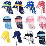 30styles New Popular Summer Beach Toddler Sun Protection Swim Cap Kids Neck Flap Hat