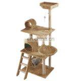 Wholesale Sisal Castle Modern Large Big Climbing Scratch Pet Scratcher Wood Condo Furniture Tower Cat Tree thumbnail-1