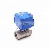 The Most Durable Mini 12V DC 3/4inch NPT Motor Electric Actuatorsolenoid 2 Way Water Ball Valve thumbnail-5
