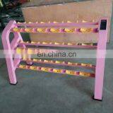 Commercial Gym Equipment 3 Tier Beauty Dumbbell Rack thumbnail-3