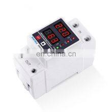 63A 230V Din Rail Adjustable Over Voltage Under Voltage Protect Electric Digital Automatic Voltage Protector thumbnail-2