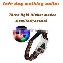 Led Light and 3m Reflective Strips Dog Collar Safe Dog Walking Collar thumbnail-2