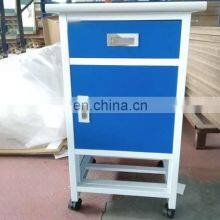 Clinic Furniture Hospital Bedside Cabinet Medical Use ABS Metal Bedside Locker thumbnail-3