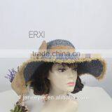 Handmade Fashion Cheap Straw Panama Hat For Promation Wholesale thumbnail-1