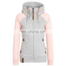 Factory Custom New Fashion Women's Spring and Autumn Long-sleeved Casual Sports Hooded Zipper Start Sweater Jacket Women thumbnail-3