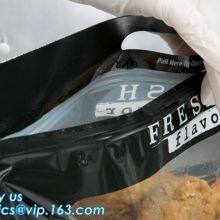 Anti Fog Material Resealabele Plastic Hot Chicken Bag, Slide Zipper Pet Microwave Oven Roasting Bag, OEM Logo Plastic PE thumbnail-2