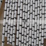 customized striped paper straw fun paper party straw