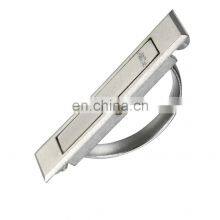 LS501-2 New Designed Chrome Plated Press Switch Zinc Alloy Concealed Round Cabinet Handles thumbnail-2