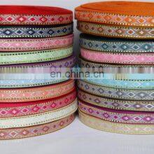Spot Wholesale Width 1.2CM Jacquard Ribbon DIY Decorative Belt Ribbon Group Bag Edge Jacquard Lace With Diamond Pattern thumbnail-3