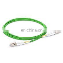 LC UPC to LC UPC Duplex 2.0mm LSZH OM5 Multimode Wideband Fiber Optic Patch Cord Cable
