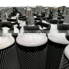 HG-IG Egypt Market 40L Steel Gas Cylinder With WO55(QF-6A) Valve PZ27.8 Cylinder Thread White Shoulder Black Body thumbnail-5