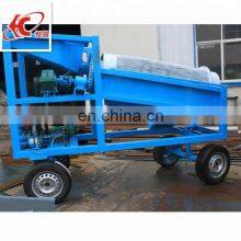 Small Mobile Diesel Engine Gold Mining Trommel Washing Machine thumbnail-3