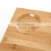 Multi-Function Luxury Design Tablet PC Stand Extendable Natural Bamboo Bathtub Caddy Tray thumbnail-3