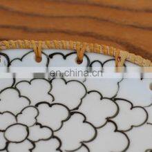 Best Price Wholesale 2023 Rattan Ceramic Tray, Hig Quality Serving Trays Natural Tray Basket for Breakfast Wholesale thumbnail-3