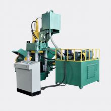 crushed copper cable and aluminum cans briquetting press machine