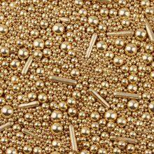 Luxury Party Cake Decorations Edible Gold Metallic Sprinkles for Bakery Decoration Ingredients thumbnail-2