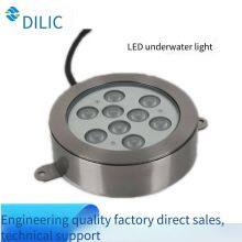 Led Underwater Lights, Surface-mounted Underwater Lights Made of Stainless Steel 316, Available in 6w, 9w, 12w, 15w, 18w, and 24w for Swimming Pools thumbnail-2