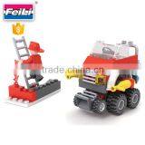 Cogo Toys Hot New 3 in 1 Fire Fighter Plastic Building Blocks Set thumbnail-4