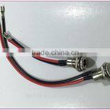 5.5x2.1mm 2PIn Female Mount Power Jack Socket To 0.8mm Tab Wire Harness thumbnail-4