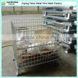 Half Open Collapsible Welded Mesh Container