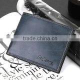 Stock Fashion Black Check Grain Wallet for Men thumbnail-3