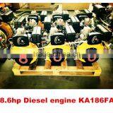 Stable 186 Engine 8.6hp /3600RPM Diesel engine air cooled hot sale !