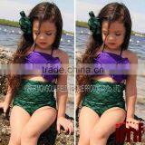 Little Mermaid Children Kids Girls Bikini Bathing Swimsuit Beach Swim Wear thumbnail-1