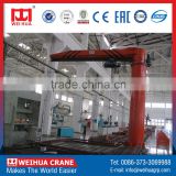 Industrial Use 5 Ton Electric Jib Movable Crane With Hoist